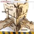 PWork Wargames PWTS00502MDF - MDF Terrain Cyber Zone 02