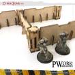 PWork Wargames PWTS00503MDF - MDF Terrain Cyber Zone 03