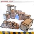 PWork Wargames PWTS00204MDF - MDF Terrain Industrial 04