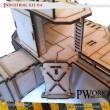 PWork Wargames PWTS00204MDF - MDF Terrain Industrial 04