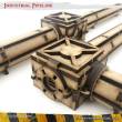 PWork Wargames PWTS00603MDF - MDF Terrain Industrial Pipeline