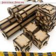 PWork Wargames PWTS00603MDF - MDF Terrain Industrial Pipeline