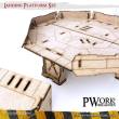 PWork Wargames PWTS00604MDF - MDF Terrain Landing Platform