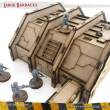 PWork Wargames PWTS00602MDF - MDF Terrain Large Barracks