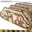 PWork Wargames PWTS00602MDF - MDF Terrain Large Barracks