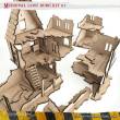 PWork Wargames PWTS00401MDF - MDF Terrain Lost Burg 01