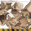 PWork Wargames PWTS00401MDF - MDF Terrain Lost Burg 01
