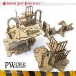 PWork Wargames PWTS00403MDF - MDF Terrain Lost Burg 03
