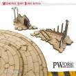 PWork Wargames PWTS00406MDF - MDF Terrain Lost Burg 06