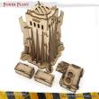 PWork Wargames PWTS00605MDF - MDF Terrain Power Plant