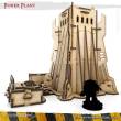 PWork Wargames PWTS00605MDF - MDF Terrain Power Plant