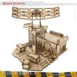 PWork Wargames PWTS00606MDF - MDF Terrain Radar Station