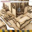 PWork Wargames PWTS00606MDF - MDF Terrain Radar Station