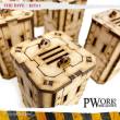 PWork Wargames PWTS00800MDF - MDF Terrain The Hive 01