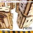 PWork Wargames PWTS00800MDF - MDF Terrain The Hive 01