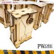 PWork Wargames PWTS00820MDF - MDF Terrain The Hive 03
