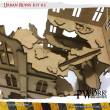 PWork Wargames PWTS00102MDF - MDF Terrain Urban Ruins 02