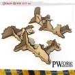 PWork Wargames PWTS00104MDF - MDF Terrain Urban Ruins 04
