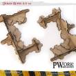 PWork Wargames PWTS00104MDF - MDF Terrain Urban Ruins 04