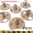 PWork Wargames PWACC003MDF - Terrain Only Objective Radar Towers