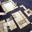 PWork Wargames PWFT00300MDF - MDF RPG Tiles The Sewer