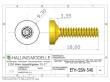 Halling ETH-SSN-540 - Schwungmasse mit Schnecke, 54 NEU