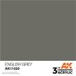 AK-Interactive AK9002 - AK 3GEN Inglés Grey 17ml