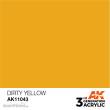 AK-Interactive AK619 - AK 3GEN Dirty Yellow 17ml