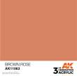 AK-Interactive AK11063 - AK 3GEN Brown Rose 17ml