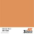 AK-Interactive AK11064 - AK 3GEN Beige Red 17ml