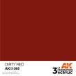AK-Interactive AK11095 - AK 3GEN Dirty Red 17ml