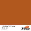 AK-Interactive AK11101 - AK 3GEN Orange Brown 17ml