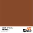 AK-Interactive AK11102 - AK 3GEN Deep Brown 17ml
