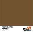 AK-Interactive AK11120 - AK 3GEN Mud Brown 17ml