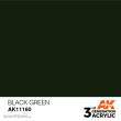 AK-Interactive AK11160 - AK 3GEN Black Green 17ml