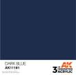 AK-Interactive AK11181 - AK 3GEN Dark Blue 17ml