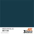 AK-Interactive AK11184 - AK 3GEN Medium Blue 17ml