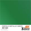 AK-Interactive AK11204 - AK Emerald Metallic Green 17ml