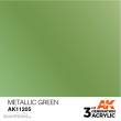 AK-Interactive AK11205 - AK 3GEN Metallic Green 17ml