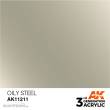 AK-Interactive AK11211 - AK 3GEN Oily Steel 17ml