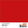AK-Interactive AK11213 - AK 3GEN Clear Red 17ml