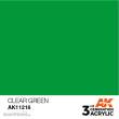 AK-Interactive AK11216 - AK 3GEN Clear Green 17ml
