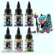 Monument Hobbies MPA-SET-S01 - Pro Acryl Signature Set - 6 colors