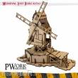 PWork Wargames TS00407MDF - MDF Terrain Lost Burg 07