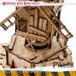 PWork Wargames TS00407MDF - MDF Terrain Lost Burg 07