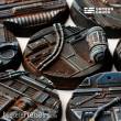 Gamers Grass GGB-SPR32 - Spaceship Corridor Bases 32mm (x8)
