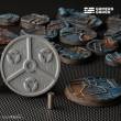 Gamers Grass GGB-SPR50 - Spaceship Corridor Bases 50mm (x3)