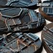 Gamers Grass GGB-SPO60 - Spaceship Corridor Bases 60mm (x4)