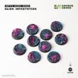 Gamers Grass GGB-AIR25 - Alien Infestation Bases 25mm (x10)