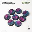 Gamers Grass GGB-AIR32 - Alien Infestation Bases 32mm (x8)